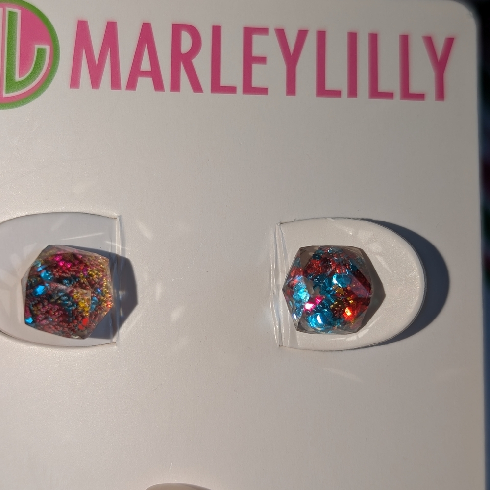 Marleylilly Multicolor Stud Earrings
